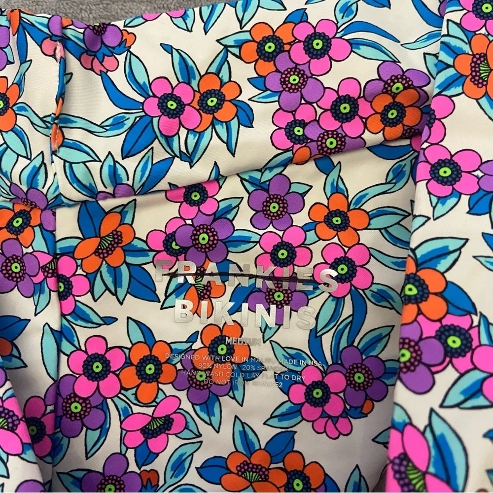 New! Frankie’s Bikinis Nick Bikini bottoms flower farm 24138